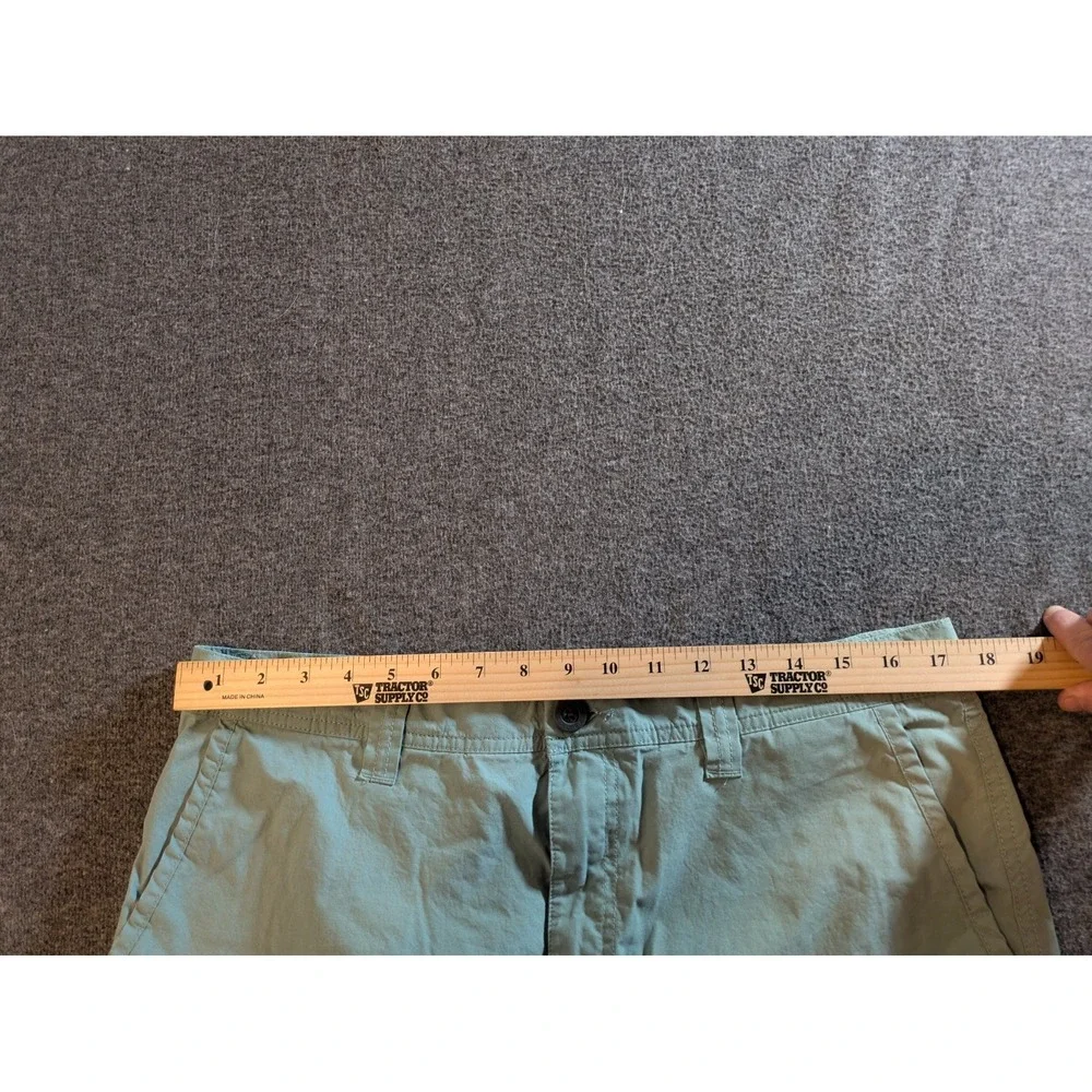 Columbia Mens Shorts Hiking Size 34 Lightweight Light Green